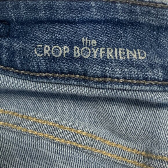 Liverpool the crop boyfriend distressed jeans size 6/28. - Picture 4 of 12